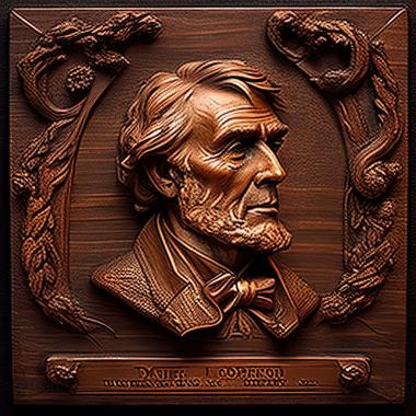 3D model Jasper Francis Cropsey American artist (STL)